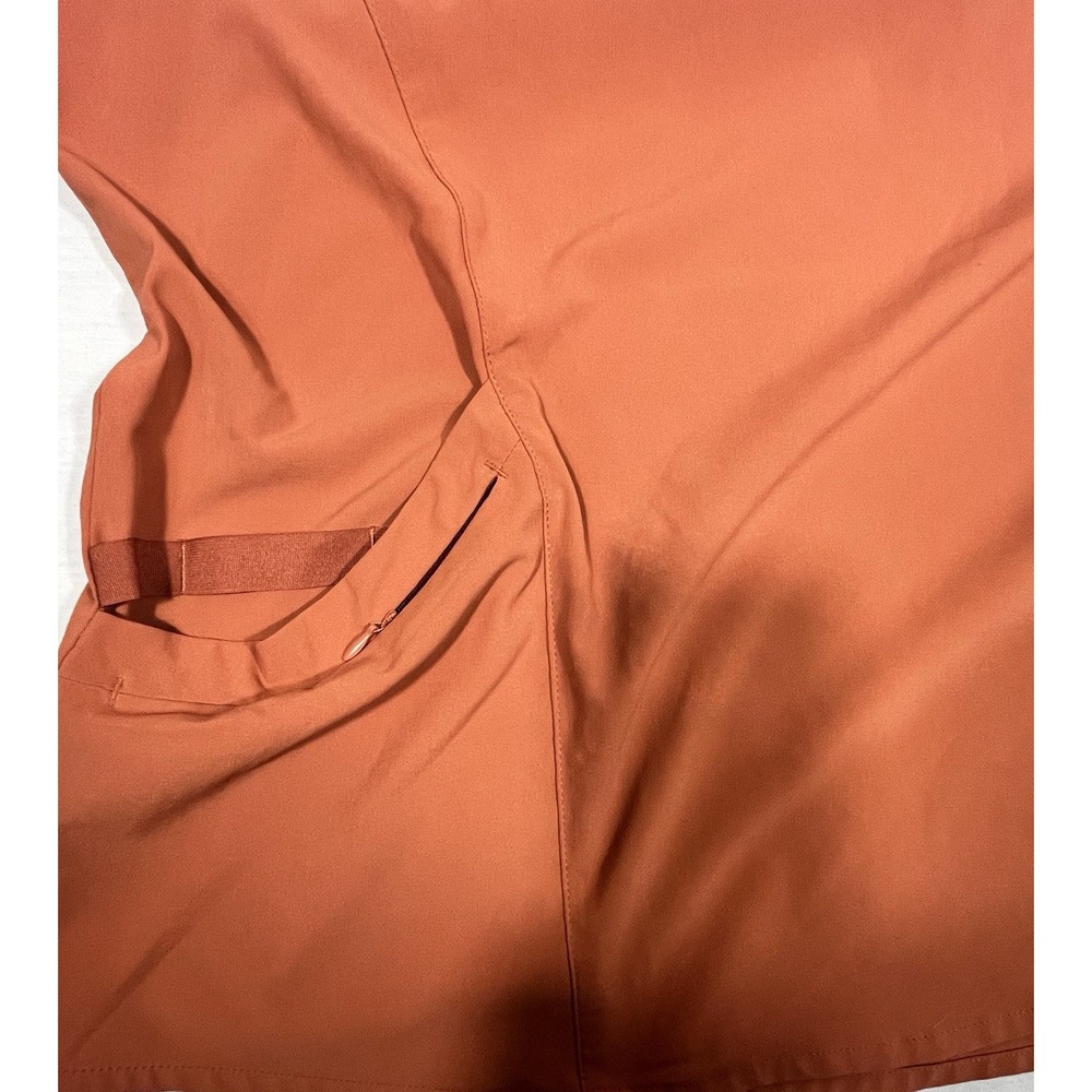 WonderWink Renew 3X Women's Scrub Top Harvest Orange V-Neck Medical Nursing Plus - Picture 5 of 11